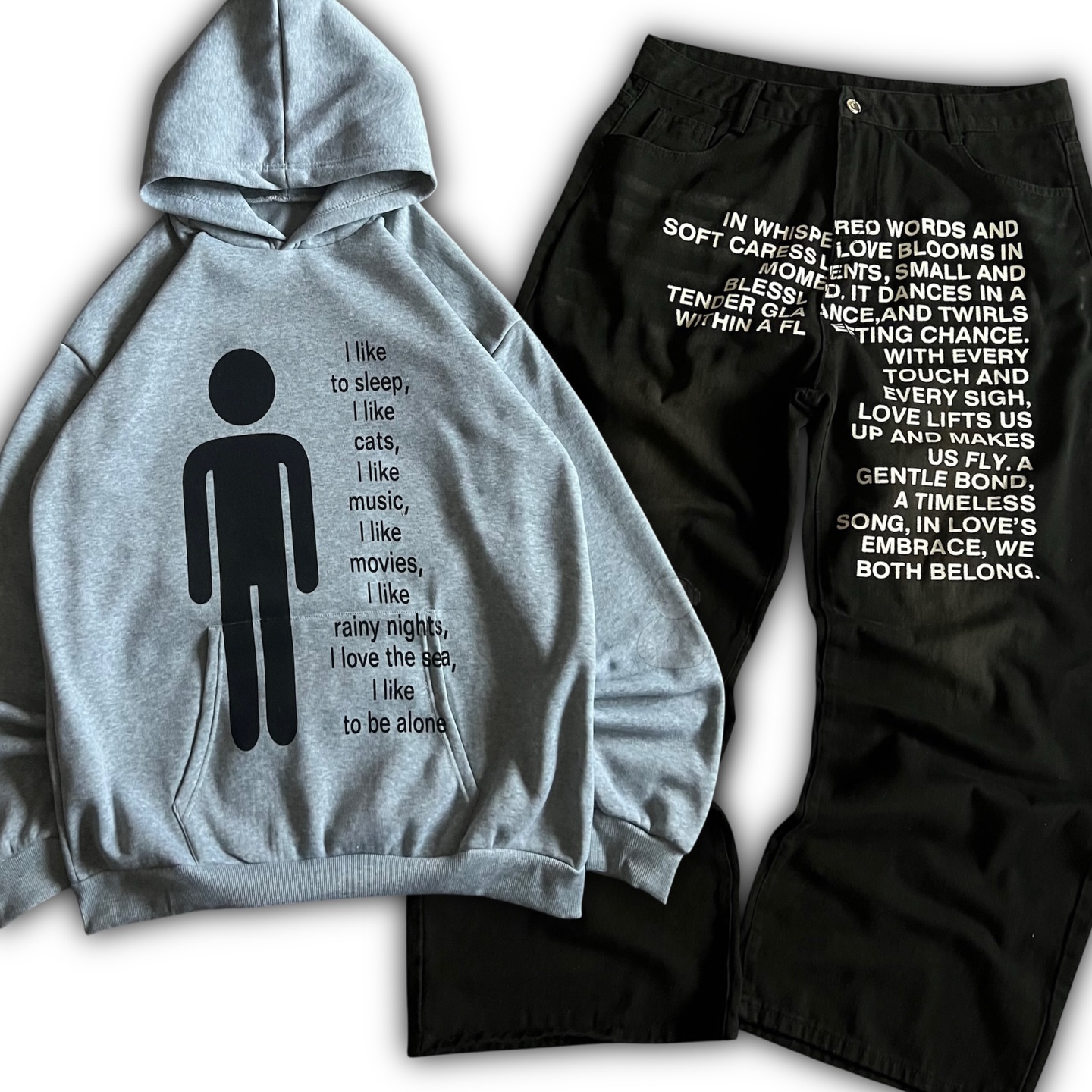Street For Fashion - American Pattern Letter Jeans Y2K Men