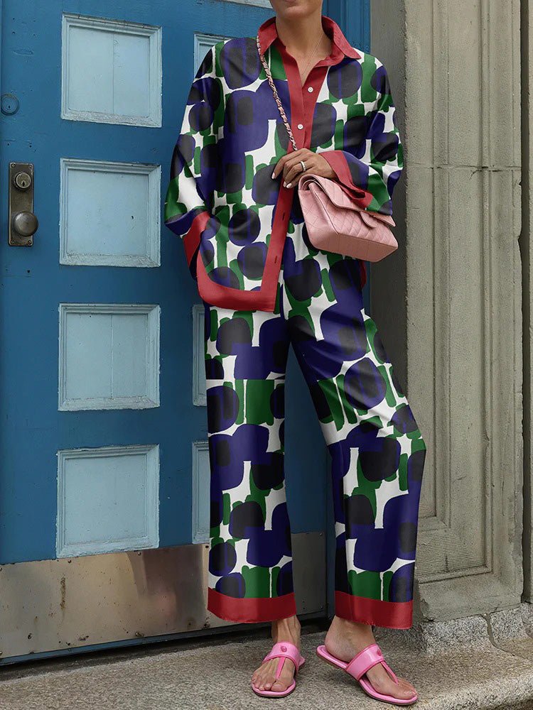Street Fashion News - 2024 Autumn New Loose Vintage Printed