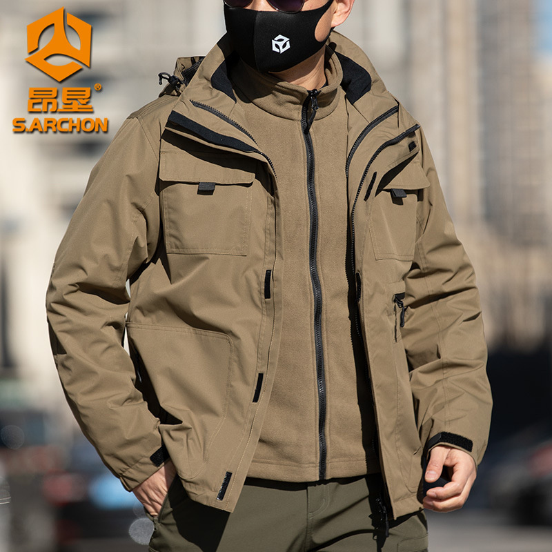 Outdoor Tactical 3 in 1 Windbr - đánh giá và giá Windbreak Shell Jacket