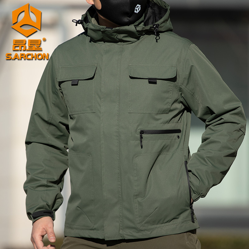 Outdoor Tactical 3 in 1 Windbr - đánh giá và giá Windbreak Shell Jacket