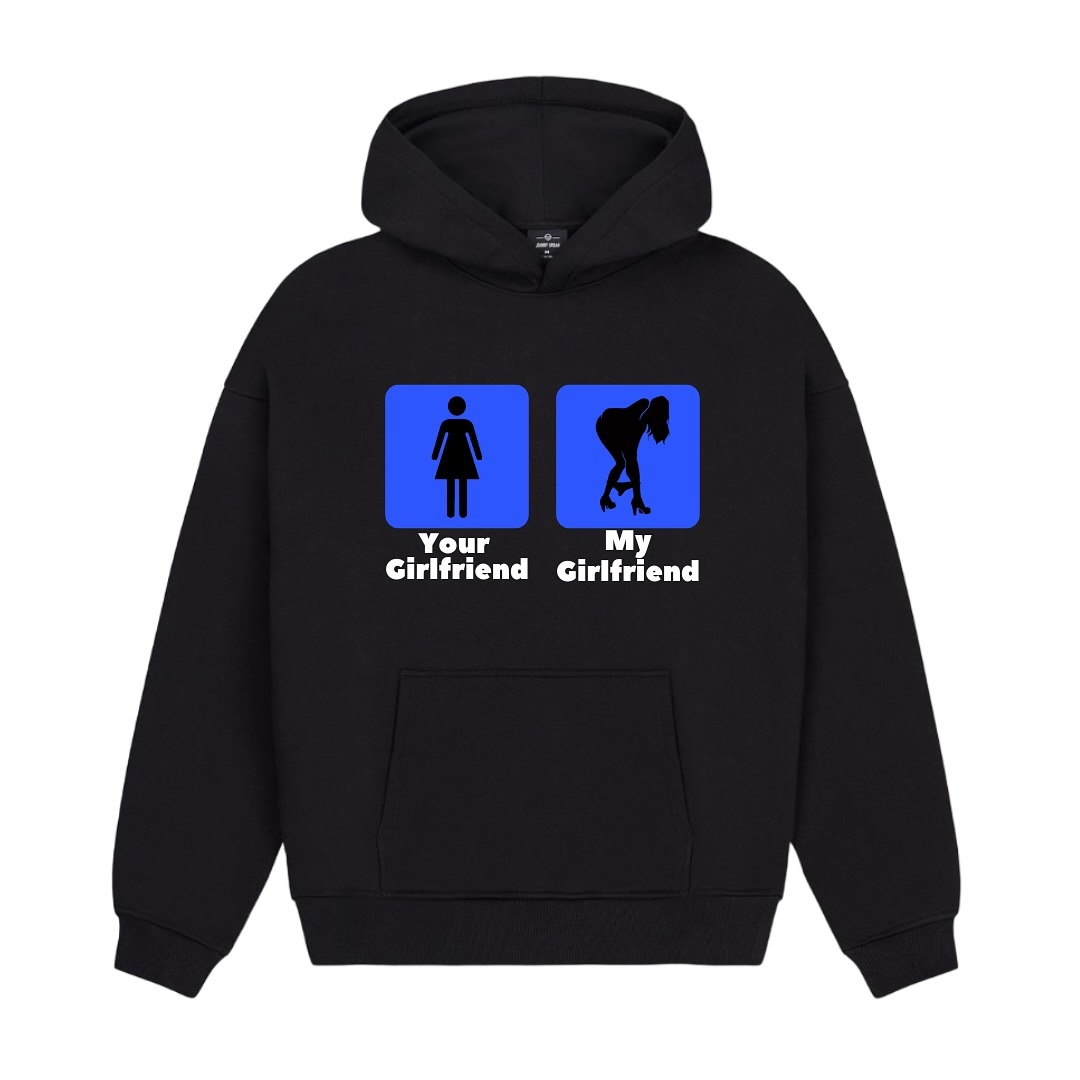 Your Girl Vs My Girl Hoodie Fa - đánh giá và giá Street Fashion Vs High Fashion