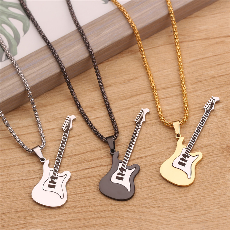 1pc Punk Guitar Necklace for G - đánh giá và giá Street Fashion Guys