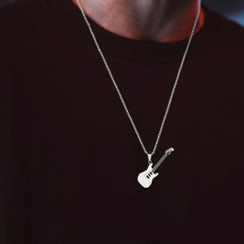 1pc Punk Guitar Necklace for G - đánh giá và giá Street Fashion Guys