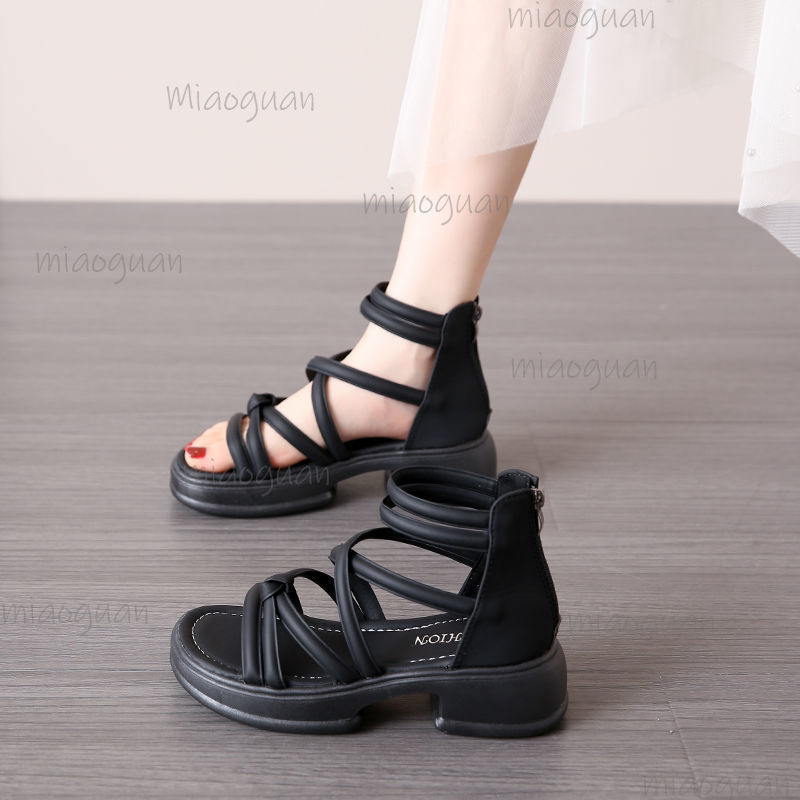 5CM Thick Heel Women Sandals S - đánh giá và giá Street Fashion Female