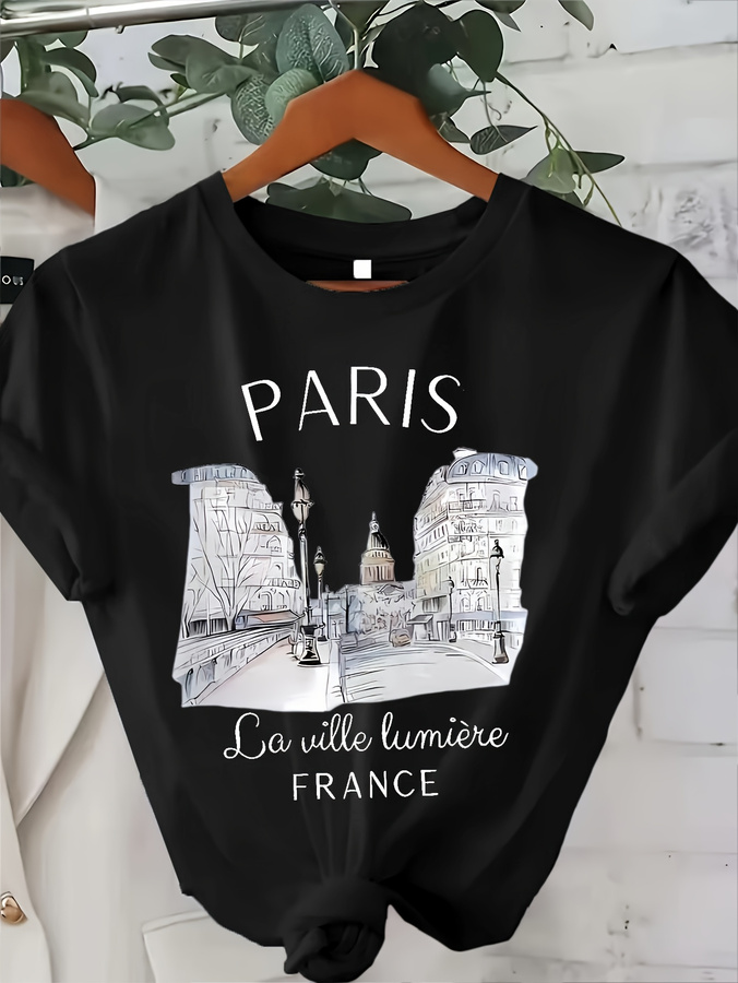 Y2k T Shirt Paris Women Print  - đánh giá và giá Street Fashion Paris 2025