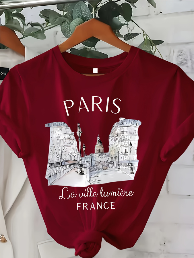 Y2k T Shirt Paris Women Print  - đánh giá và giá Street Fashion Paris 2025