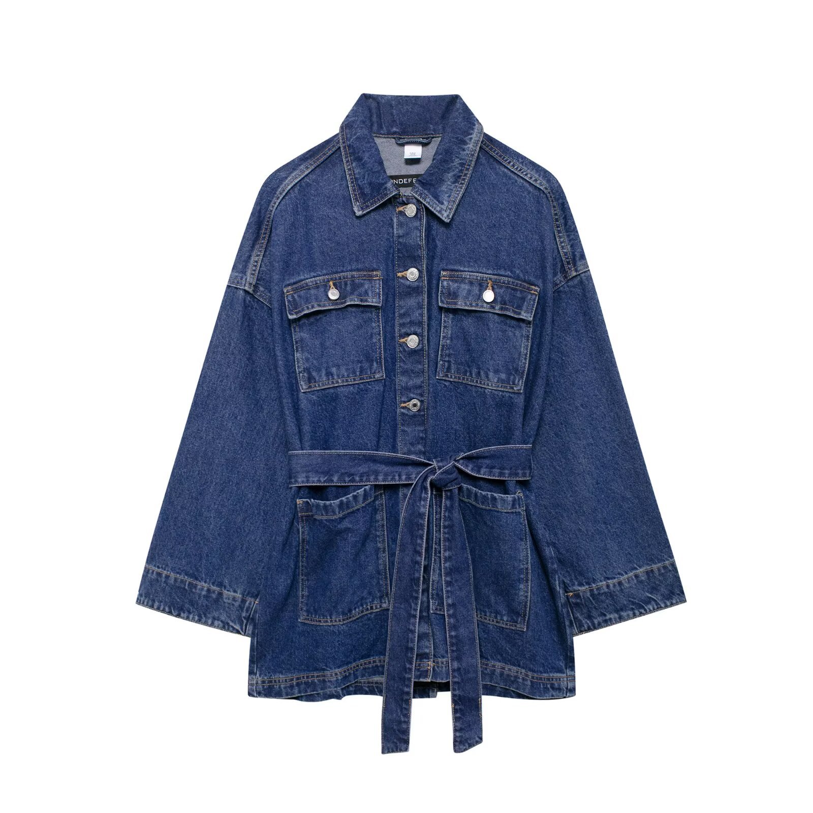 Women's Denim Jacket Solid Col - đánh giá và giá Street Fashion Winter 2025