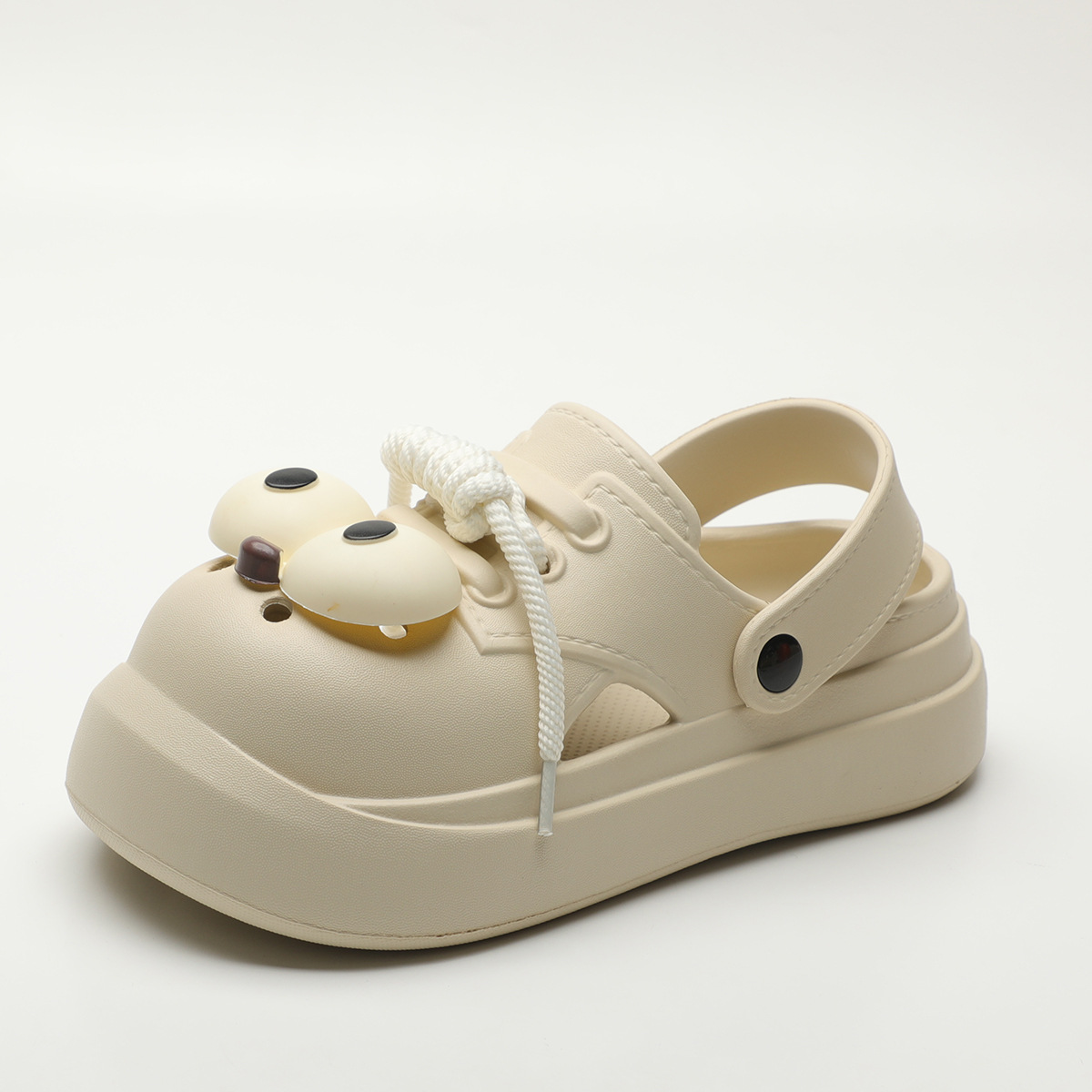 Cute DIY Big Eyes Fashion Clog - đánh giá và giá Street Fashion Female