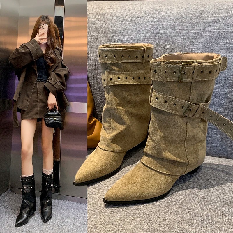2025 Pointed Toe Women's Winte - đánh giá và giá Street Fashion Winter 2025