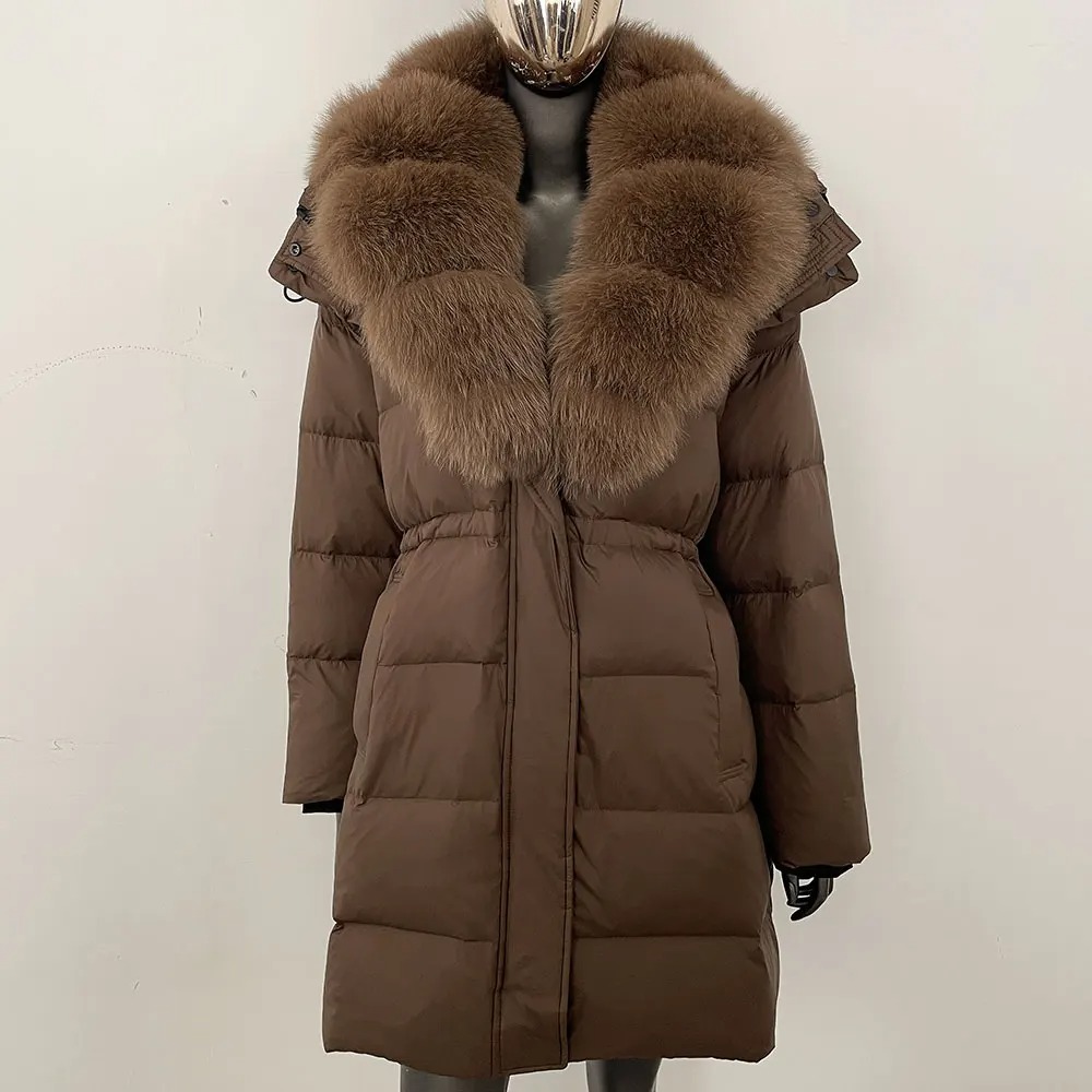 Real Fur Jacket Fashion Hooded - đánh giá và giá Street Fashion Official