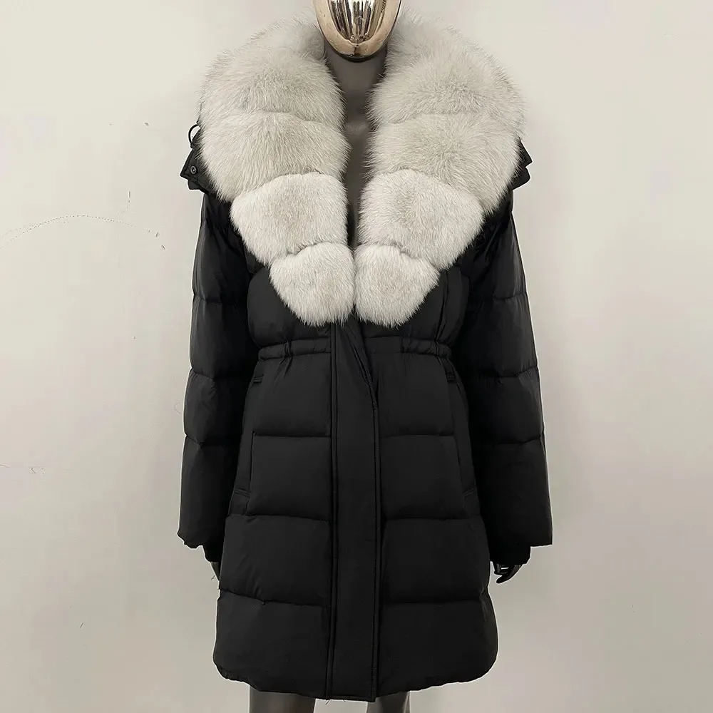 Real Fur Jacket Fashion Hooded - đánh giá và giá Street Fashion Official