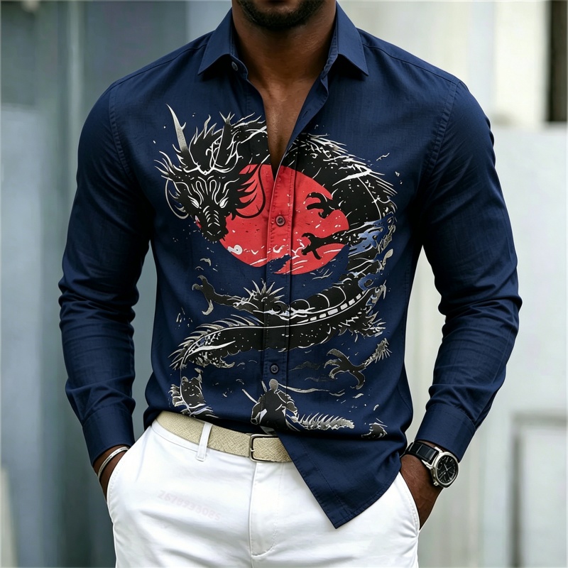 2026 New Men's Shirt White Bla - đánh giá và giá Street Fashion News