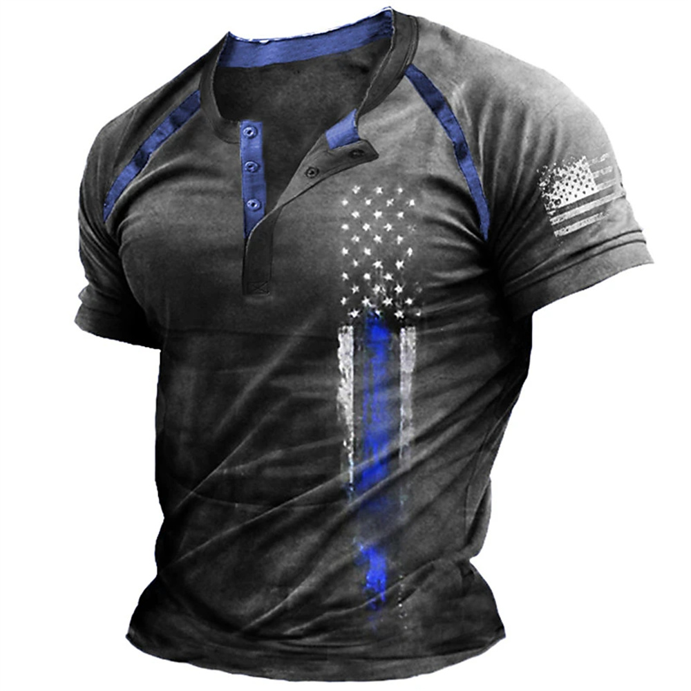 Funny 3D American Flag Print M - đánh giá và giá Street For Fashion