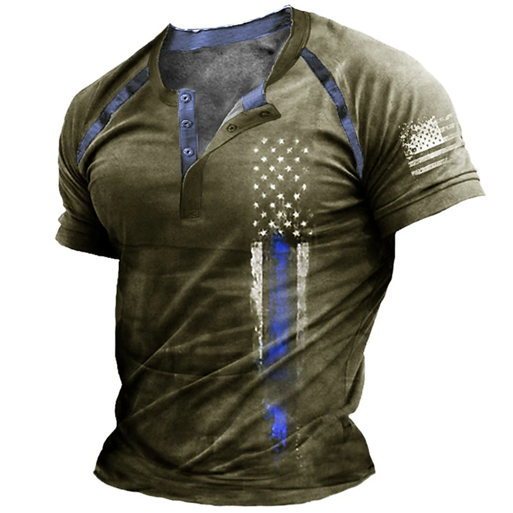 Funny 3D American Flag Print M - đánh giá và giá Street For Fashion