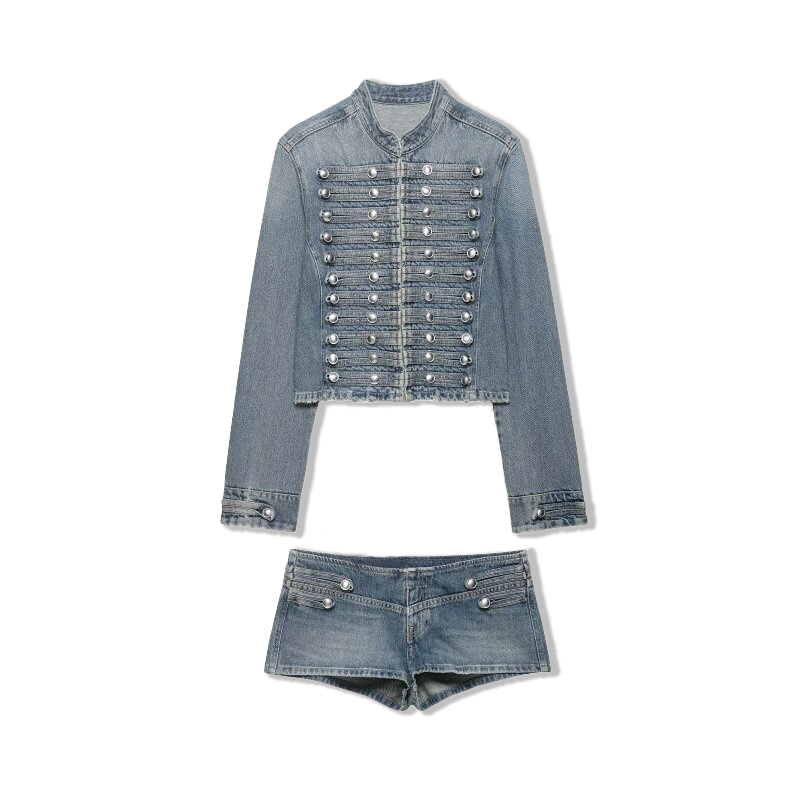 2026 New Women Denim 2 Piece S - đánh giá và giá Street Fashion News