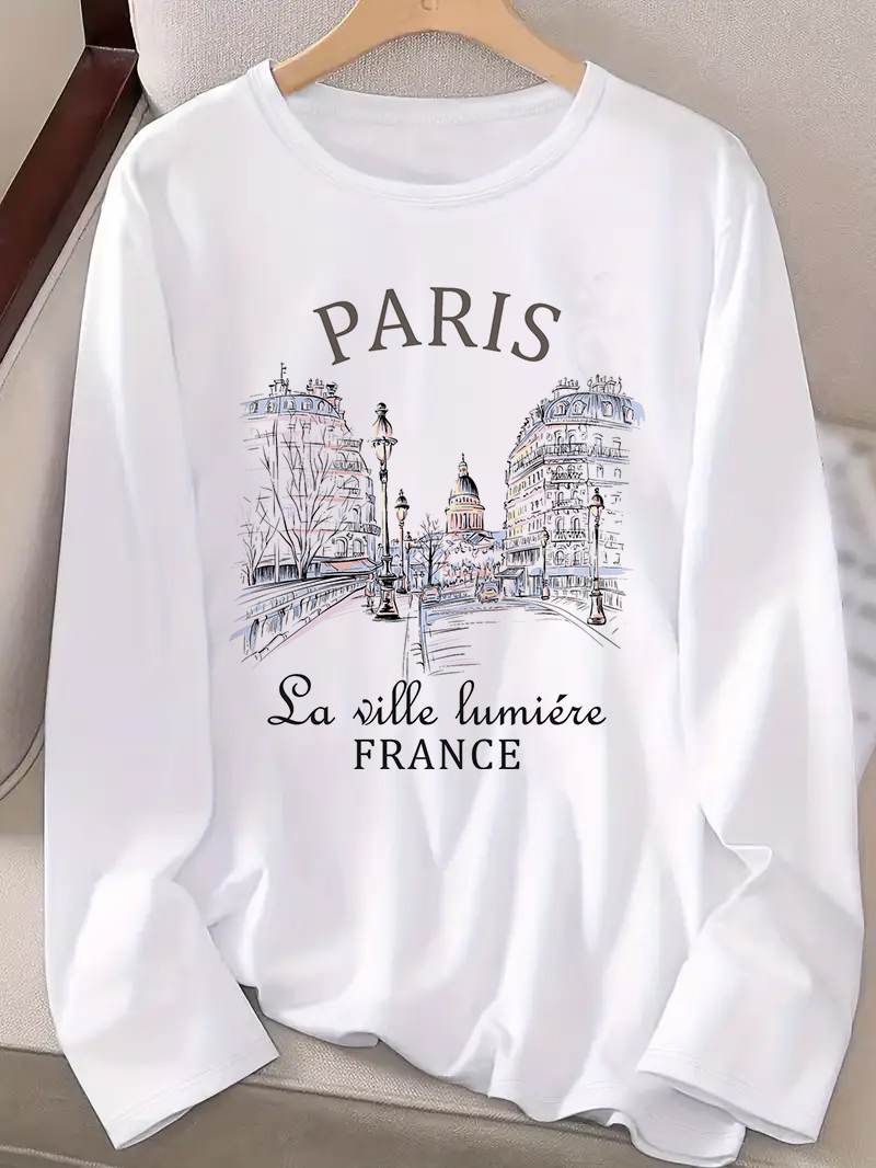 2025 Fashion Paris Letter Prin - đánh giá và giá Street Fashion Paris 2025