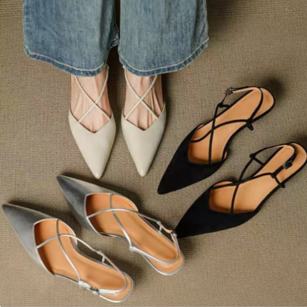 2026 New Style Pointed Toe Low - đánh giá và giá French Street Fashion