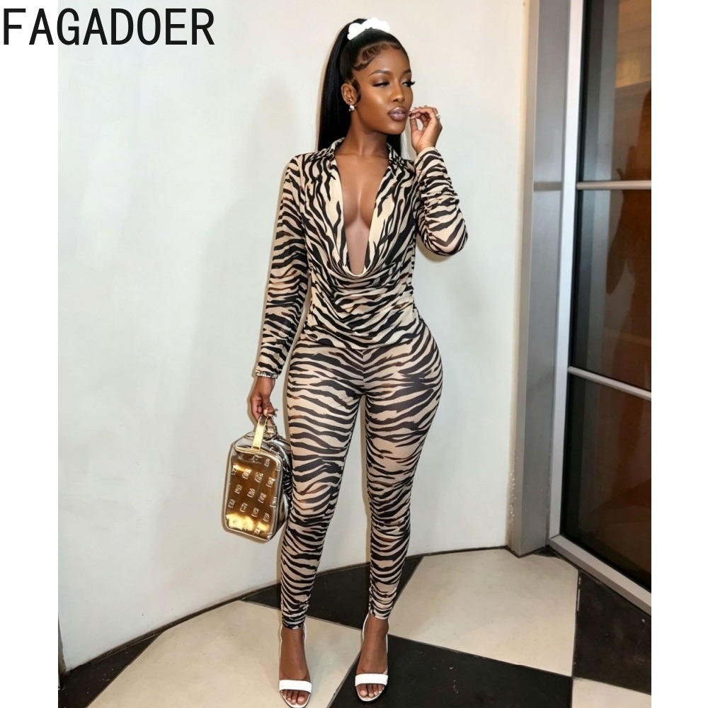FAGADOER Sexy Mesh Zebra Print - đánh giá và giá Street Fashion News